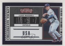 2019 Elite Extra Edition USA Collegiate National Team Tickets Luke Waddell 1b9b