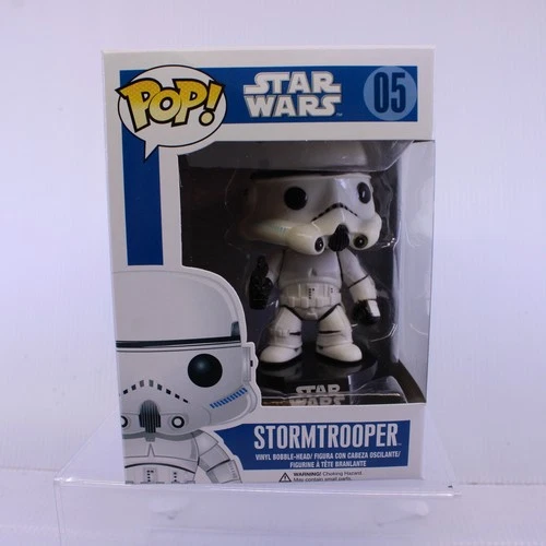 E1 Funko Pop Star Wars Stormtrooper Blue Box Vinyl Figure 05