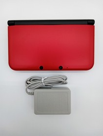 Excellent Condition Nintendo 3DS XL Red Black New Screens Charger Included