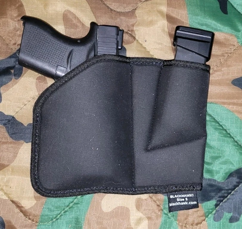 Funda Cajón Chatarra Blackhawk Tecgrip Iwb Negro Nylon Glock 43/43x Escudo Foto 2 de 4