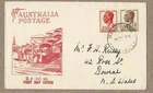 Australia 1952 Knight 4½d 6½d KGVI FDC Cover