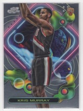 #170 Kris Murray 2023-24 Topps Chrome Cosmic Base RC Portland Trail Blazers