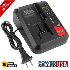New PCC692L 20V MAX Lithium Battery Charger For Black & Decker and Porter Cable