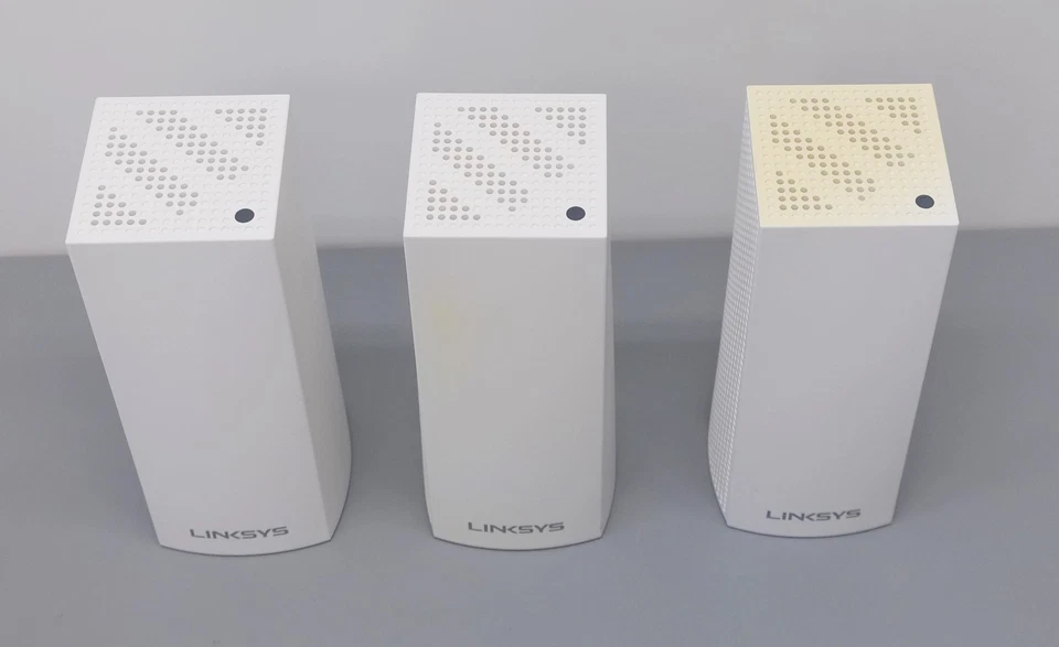 Linksys Velop WHW0303 Tri-Band Whole-Home Wi-Fi 5 System AC2200 3-Pack - White - Image 3 of 4