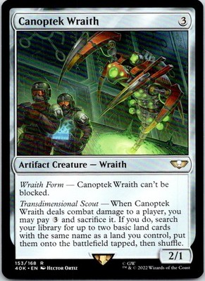 Canoptek Wraith Normal R Universes Beyond: Warhammer 40,000 153 NM
