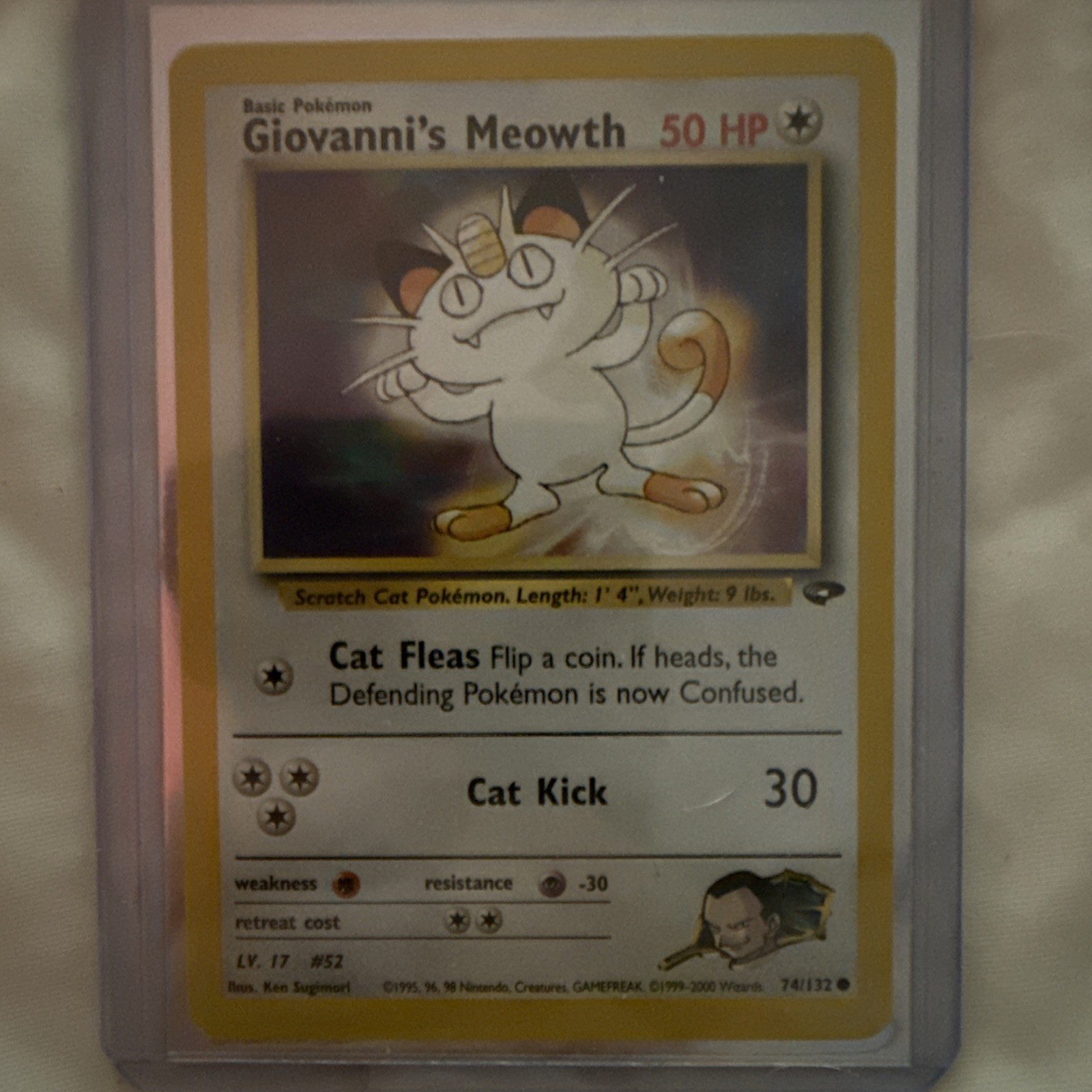 Giovanni's Meowth 74/132 Gym Challenge Regular