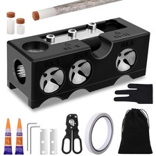 11-in-1 Billiards Pool Cue Tips Kit, Pool Cue Tip Shaper with Pool Cue Tips, ...