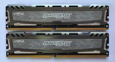 Crucial Ballistix Sport 16GB (2x8GB) DDR4 2400 BLS8G4D240FSB.16FBD, RAM