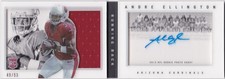 ANDRE ELLINGTON AUTO ROOKIE CARD #'d 40/53 SP Playbook JERSEY PATCH AUTOGRAPH RC. rookie card picture