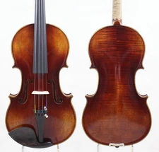 German dark! A Strad Violin 4/4 Copy! #8612 Fine Tone,Fast Response