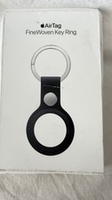 Brand New Apple AirTag FineWoven Key Ring Black 100 Authentic