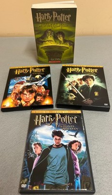 Harry Potter DVD Movie Set 1-3 Sorcerer's Stone Chamber Secrets Prisoner Azkaban