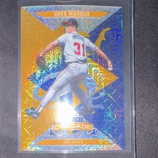 Panini 2025 Crusade Greg Maddux gold mojo /10 Atlanta Braves MLB Card #19