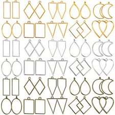Craft Bezels Jewelry Molds for Resin Casting Necklaces Earrings Making Supplies