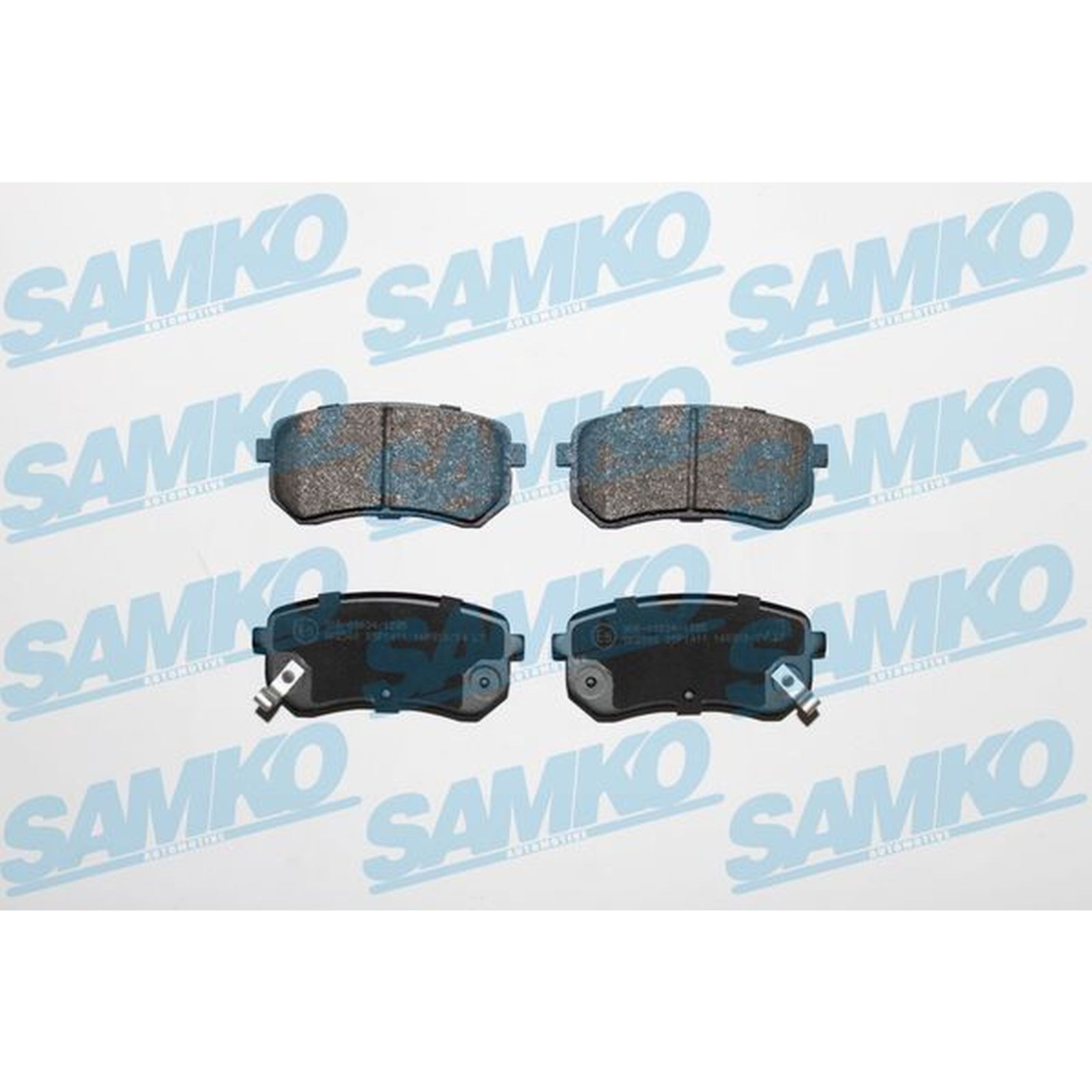 1x ORIGINAL® SAMKO Bremsbelagsatz, Scheibenbremse Hinten für Kia PICANTO II