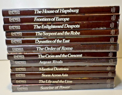Empires Their Rise and Fall- Complete 12 Volume Set- Boston Publishing - HC