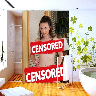 hot Casey Calvert shower curtain waterproof decor hooks