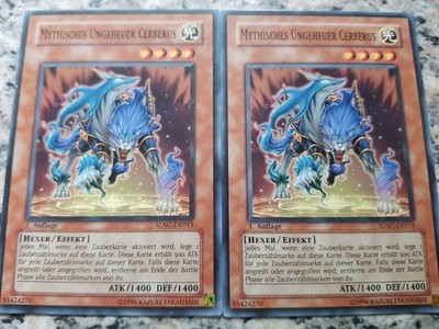 Yu-Gi-Oh!  2 × Mystisches Ungeheuer Cerberus Box 10