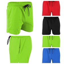 Mens Swimming Swim Shorts Plain Lined Board Trunks Beach Summer Adults Swimwear