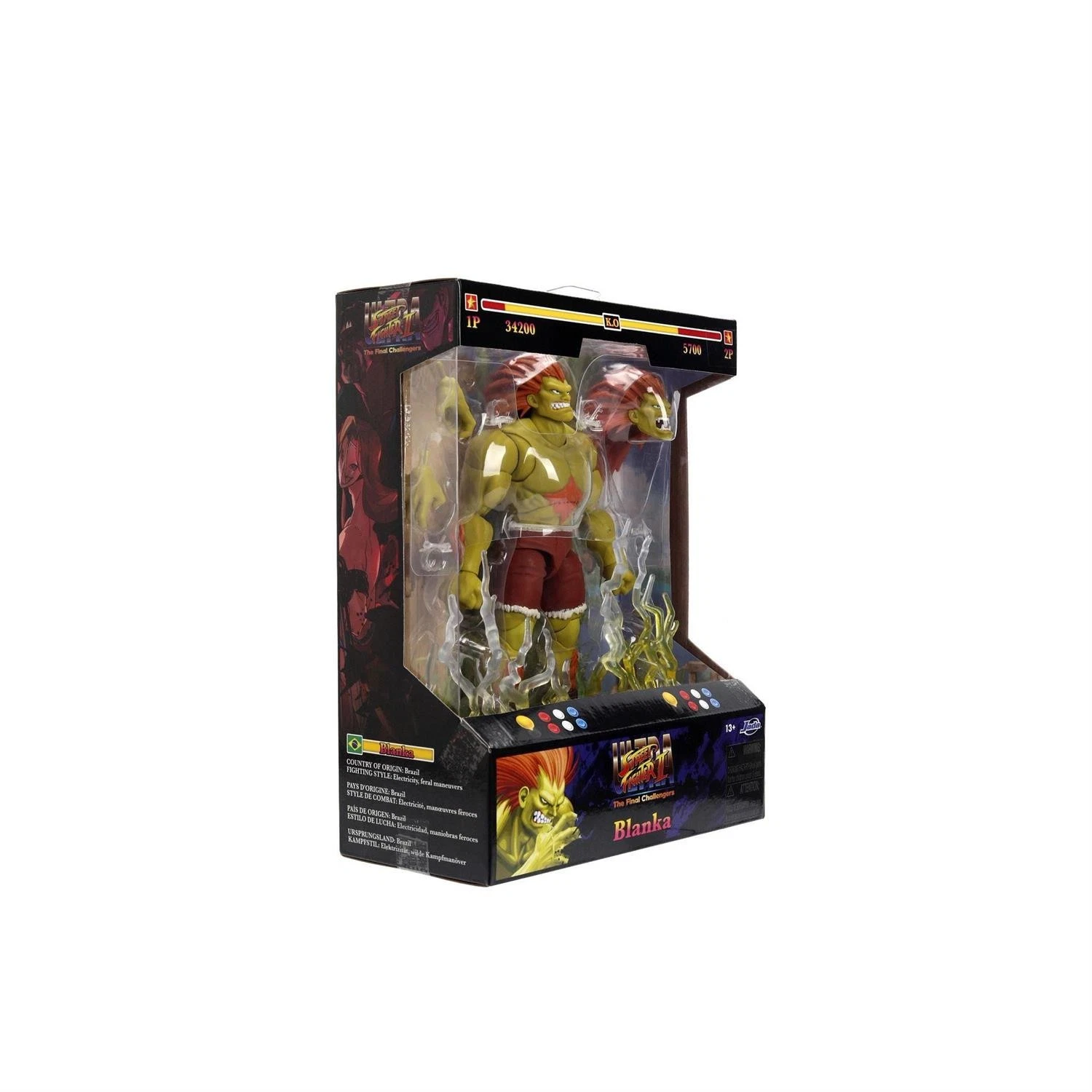 Ultra Street Fighter II Blanka 6in Deluxe Action Figure Jada Toys IN STOCK - product detail image 14