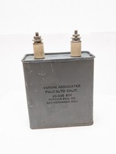 Vintage Varian Associates Oil Filled Capacitor 90-335 600 USA