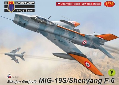 KP Models 0497 MiG-19S/Shenyang F-6 1/72 plastic kit