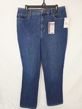 GLORIA VANDERBILT Amanda 14 Average Tapered Leg Classic Rise Jeans Blue NWT