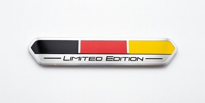 Limited Edition Deutschland Aluminium Aufkleber Auto Logo Schriftzug Motorsport
