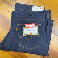 Vintage 70s Levi s Bell Bottom Jeans Orange Tab Talon 42 Zip 36x33 34x32 NOS