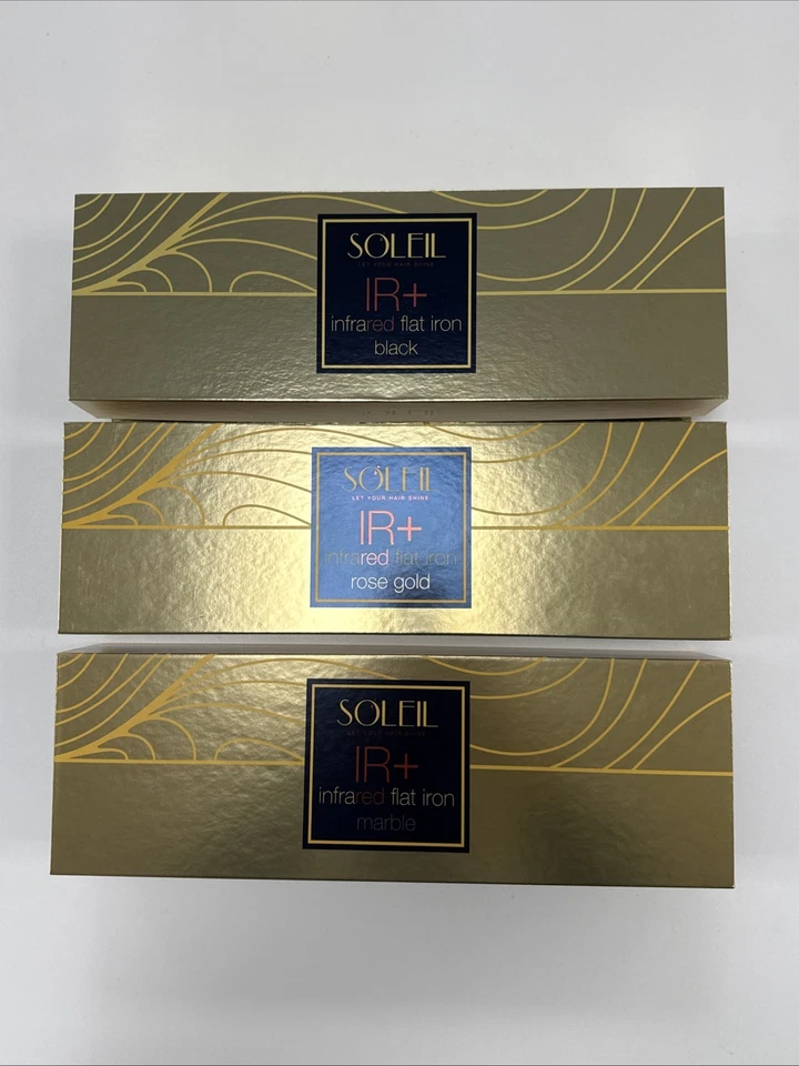 SOLEIL IR+ Infrarot Glätteisen Haarglätter UVP 347£ - FARBE WÄHLBAR