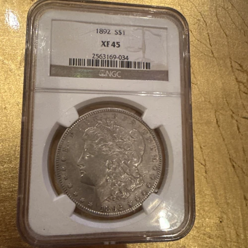1892 Morgan Dollar NGC XF 45 