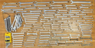 Lot of (170 ) Metric Wrenches Combination Flare Nut Open End & More
