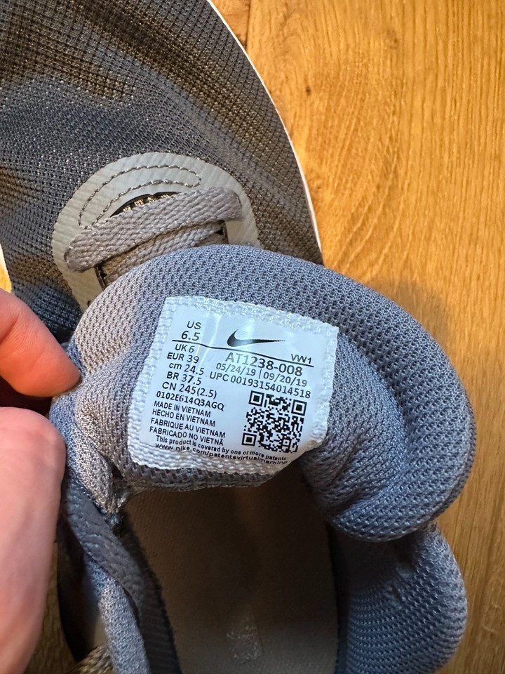 Nike Mens Boys UK 6 Renew Retaliation Tr Shoe trainers Gray AT1238-008 ...