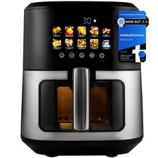 ProfiCook Heißluft-Fritteuse PC-FR 1286 H schwarz/edelstahl, 6,5 l, NEU