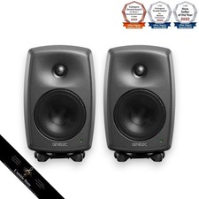 GENELEC 8030CP GRAY Active Studio Monitor Speaker Pair 5" Bi-Amp Pro 8030C japan