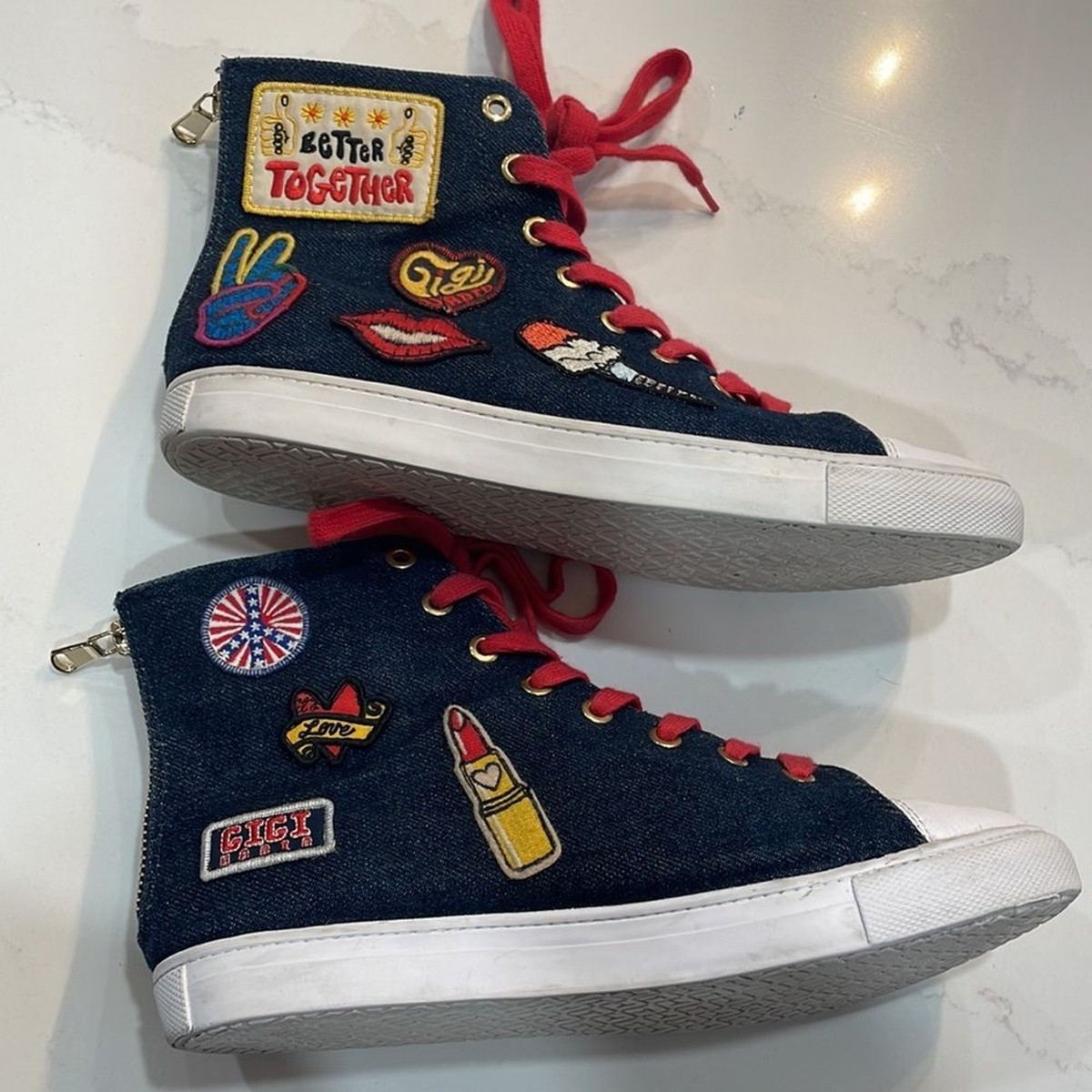 Denim Sneakers Tommy Hilfiger Gigi Hadid Sneakers Denim Gigi Hadid