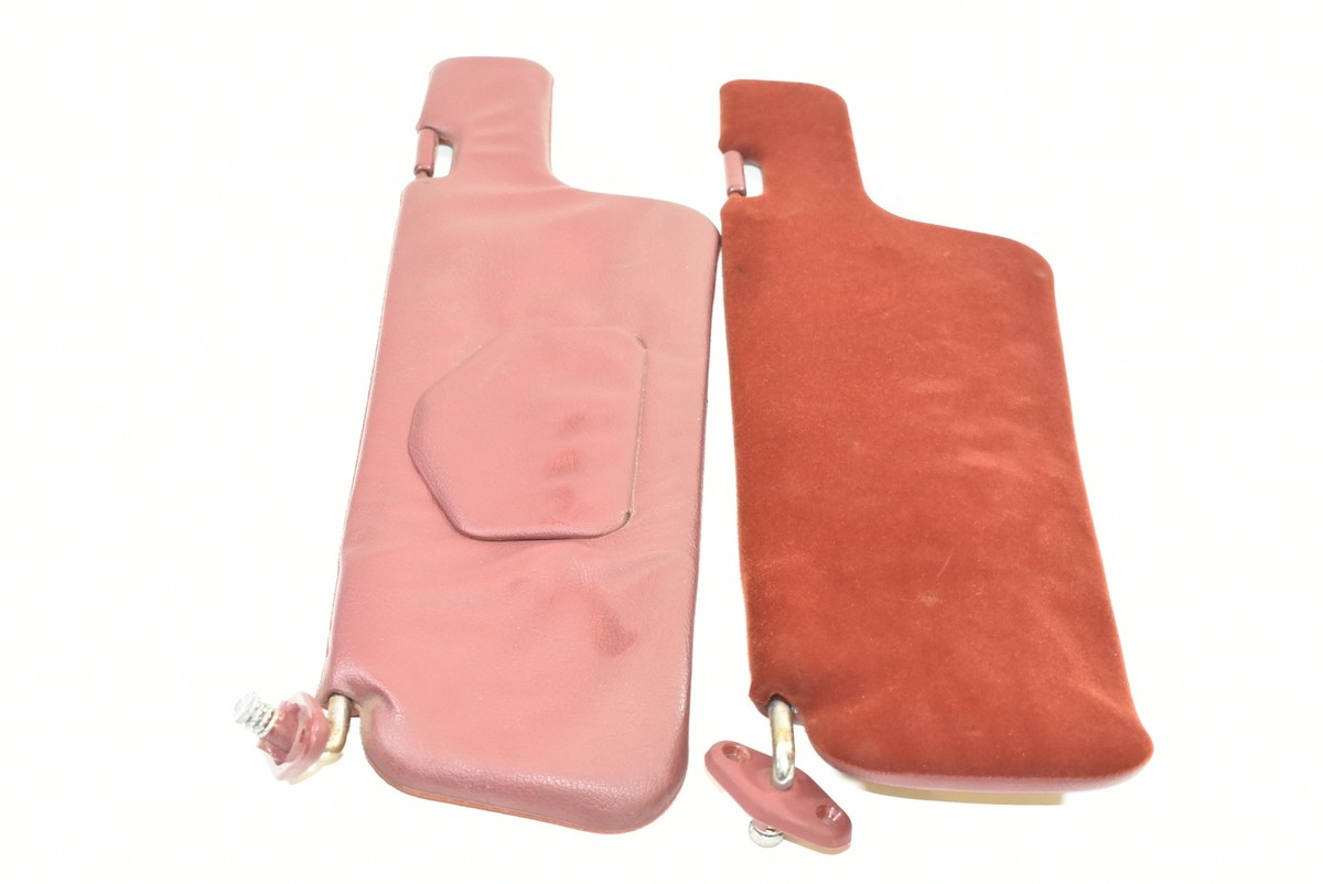 84-89 Nissan 300ZX Sun Visor Left Right SET Red 85 86 87 88 | eBay