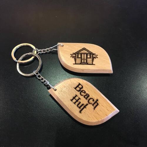 ENGRAVED WOODEN FOB KEYRING KEYCHAIN KEY ORGANISE TAG LABEL ASSIGNED - Picture 63 of 65