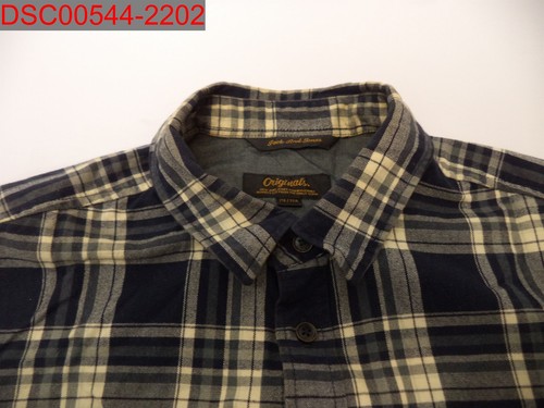 NWOT - Jack & Jones Men's Blue Plaid Button Down Slim Fit Shirt, Size S - Picture 3 of 9