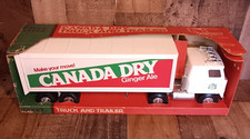 Vintage ERTL Canada Dry Ginger Ale Truck And Trailer 3907 New In Box Read