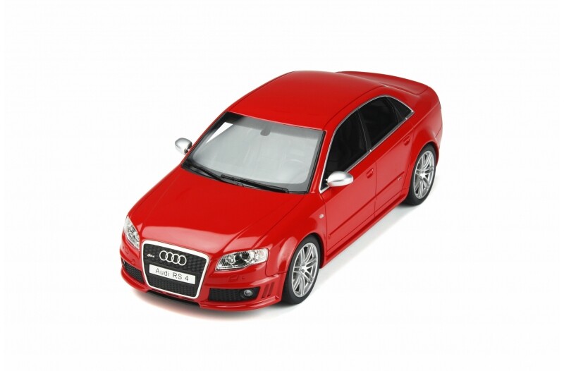 otto mobile アウディRS4 (B7) 42FSI 1/18 ミニカー AUDI 赤 M
