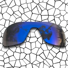 US Deep Blue Anti Scratch Polarized Replacement Lenses For-Oakley Turbine Rotor
