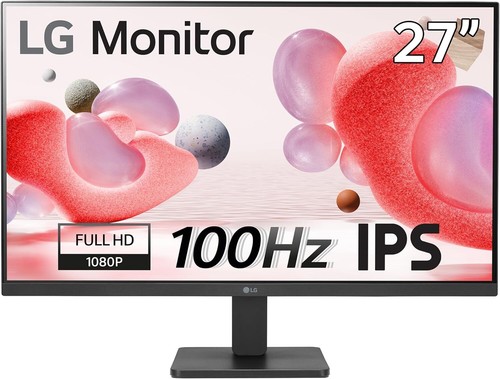 LG Monitor 27 inch Full HD IPS Monitor HDMI VGA 27MR400 Black 100Hz 5ms VESA - Picture 9 of 24
