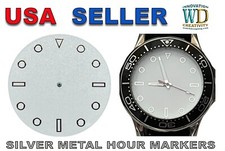Watch Dial Hour Markers 12 pieces SILVER Numerals Triangles DOTS Rectangles