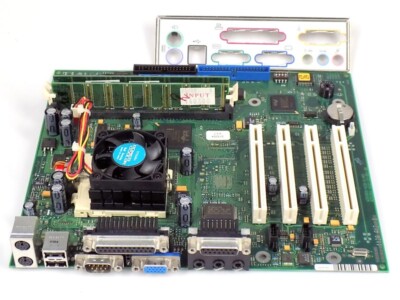 Mainboard CPU RAM Bundle: Fujitsu D1120-A12-GS1 + Intel Celeron 500Mhz + 256MB