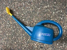 Vintage Dramm watering can blue made in Switzerland