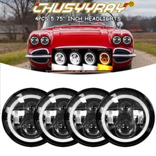 Fits For Volvo Vhd Dot 5.75inch 5-34 Round Headlights Halo Drl Hilo H5001