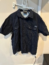 Men's Navy Dickies Workwear Button Up Shirt Size 2XL W25