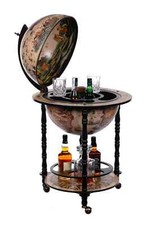 Birendy - riesiger Barwagen mit Deckel und Rollen Globusbar in 4 Farben wählbar