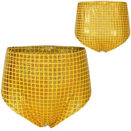 Kids Girls Panties Cheerleading Bottoms Workout Briefs Metallic Sportwear Big - Picture 24 of 58